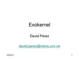 exokernel