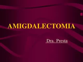 amigdalectomia