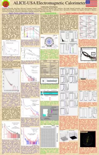 ALICE-USA Electromagnetic Calorimeter