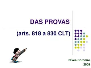 das provas