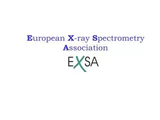 E uropean X -ray S pectrometry A ssociation