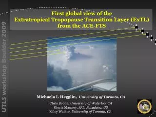 First global view of the Extratropical Tropopause Transition Layer (ExTL) from the ACE-FTS