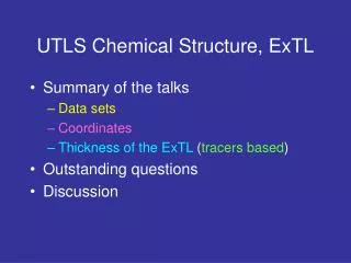 UTLS Chemical Structure, ExTL