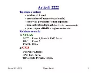 articoli 2222
