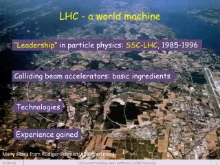 LHC - a world machine