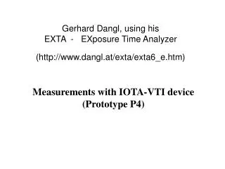 Gerhard Dangl, using his EXTA - EXposure Time Analyzer (dangl.at/exta/exta6_e.htm)