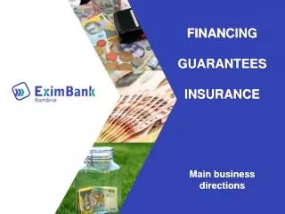 FINAN CING G UARANTEES INSURANCE Main business directions