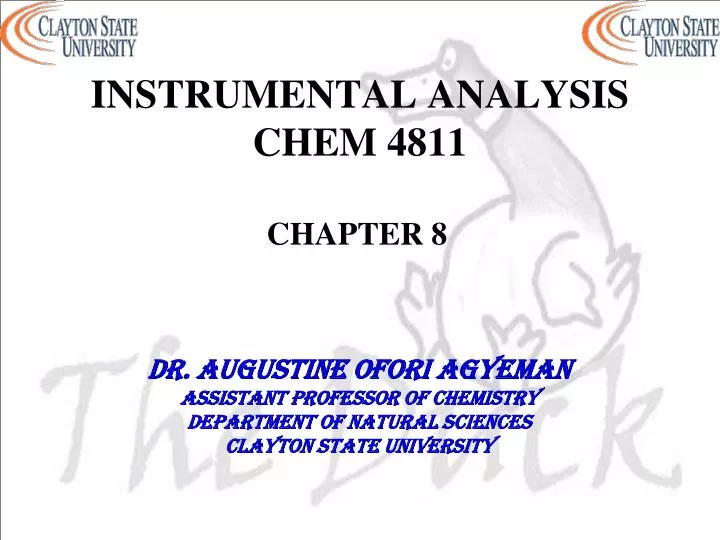 instrumental analysis chem 4811