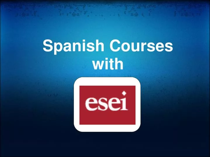 spanish courses with