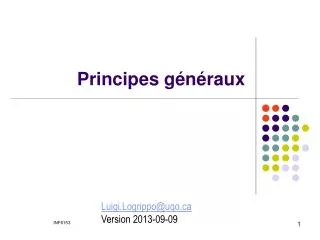 principes g n raux