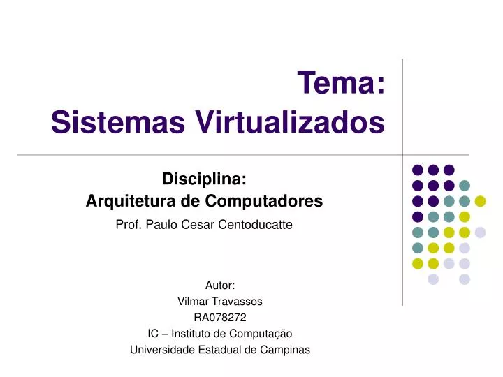 tema sistemas virtualizados