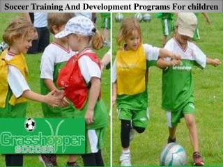 Soccer Training And Development Programs For children