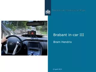 brabant in car iii