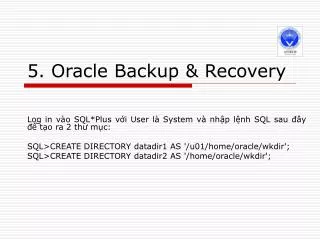 5 oracle backup recovery