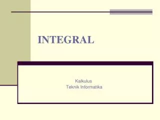 integral
