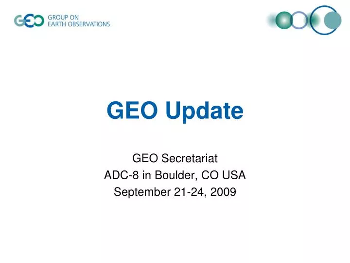 geo update