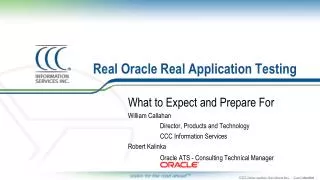 Real Oracle Real Application Testing