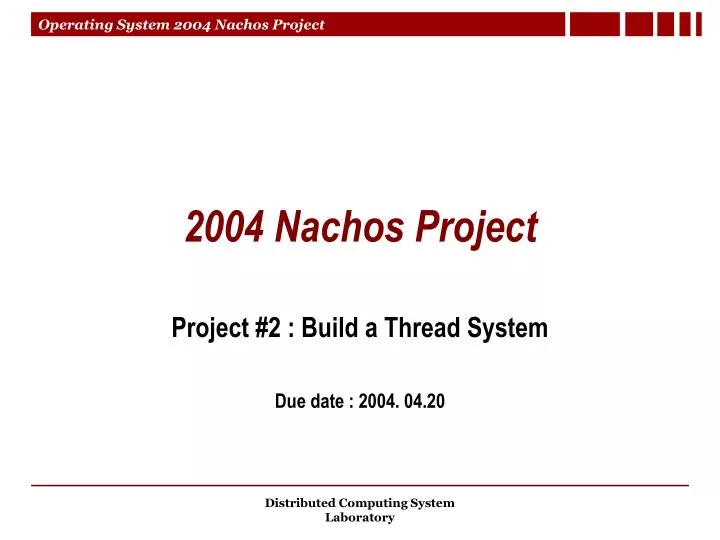 2004 nachos project