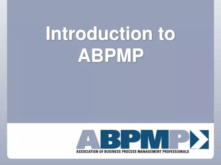 introduction to abpmp