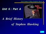 Unit 6 : Part A - slide 1