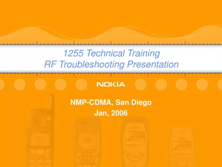 1255 technical training rf troubleshooting presentation