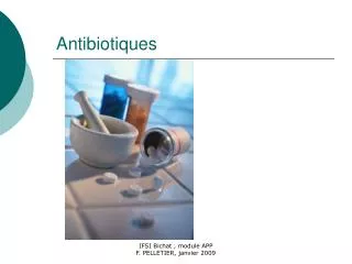 antibiotiques