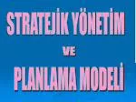 STRATEJİK YÖNETİM - slide 1