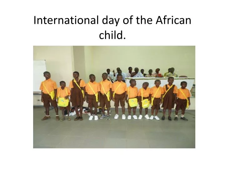 international day of the african child