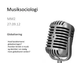 Musiksociologi