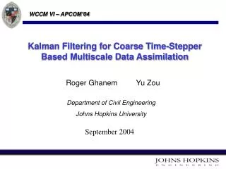 Kalman Filtering for Coarse Time-Stepper Based Multiscale Data Assimilation
