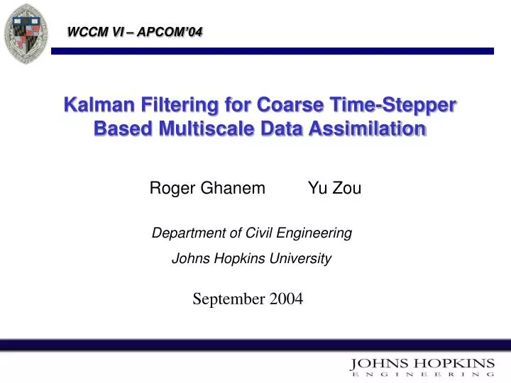 kalman filtering for coarse time stepper based multiscale data assimilation