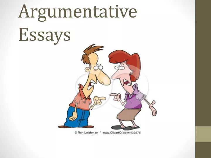 intro to argumentative essays
