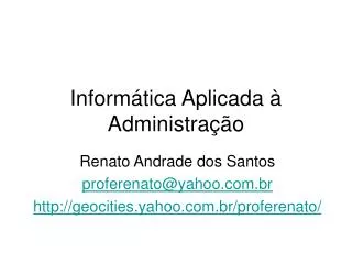 inform tica aplicada administra o