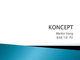 koncept