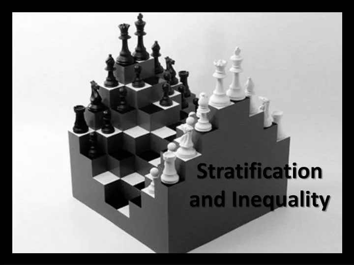 stratification and inequality