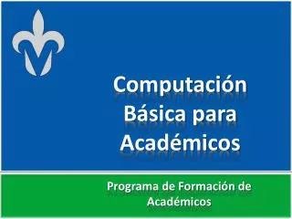 computaci n b sica para acad micos