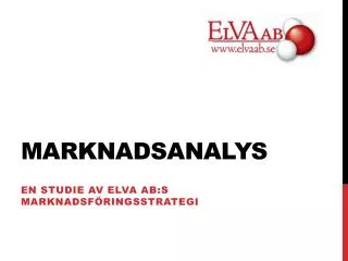marknadsanalys
