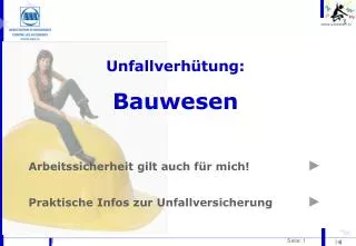unfallverh tung bauwesen
