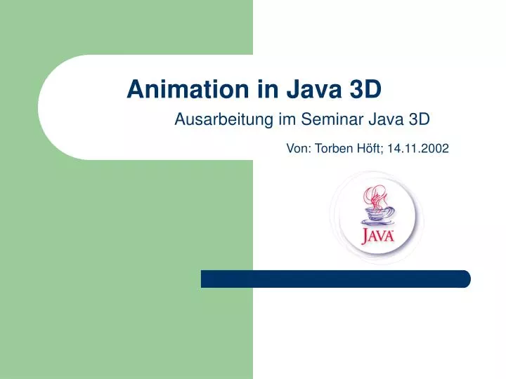 animation in java 3d