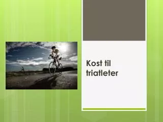 kost til triatleter