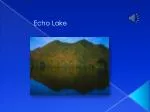 Echo Lake - slide 1