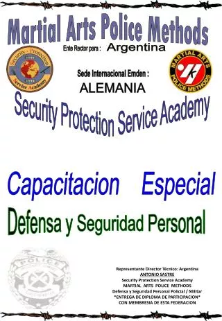 Defensa y Seguridad Personal