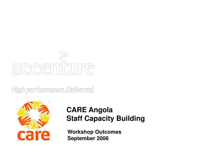 care angola staff capacity building