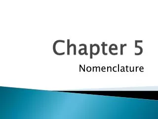 Chapter 5