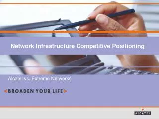 Network Infrastructure Competitive Positioning