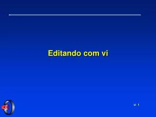 editando com vi
