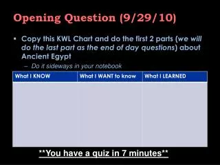 Opening Question (9/29/10)