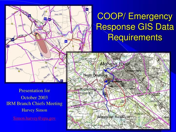 coop emergency response gis data requirements