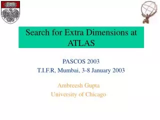 Search for Extra Dimensions at ATLAS