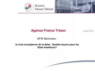 agence france tr sor